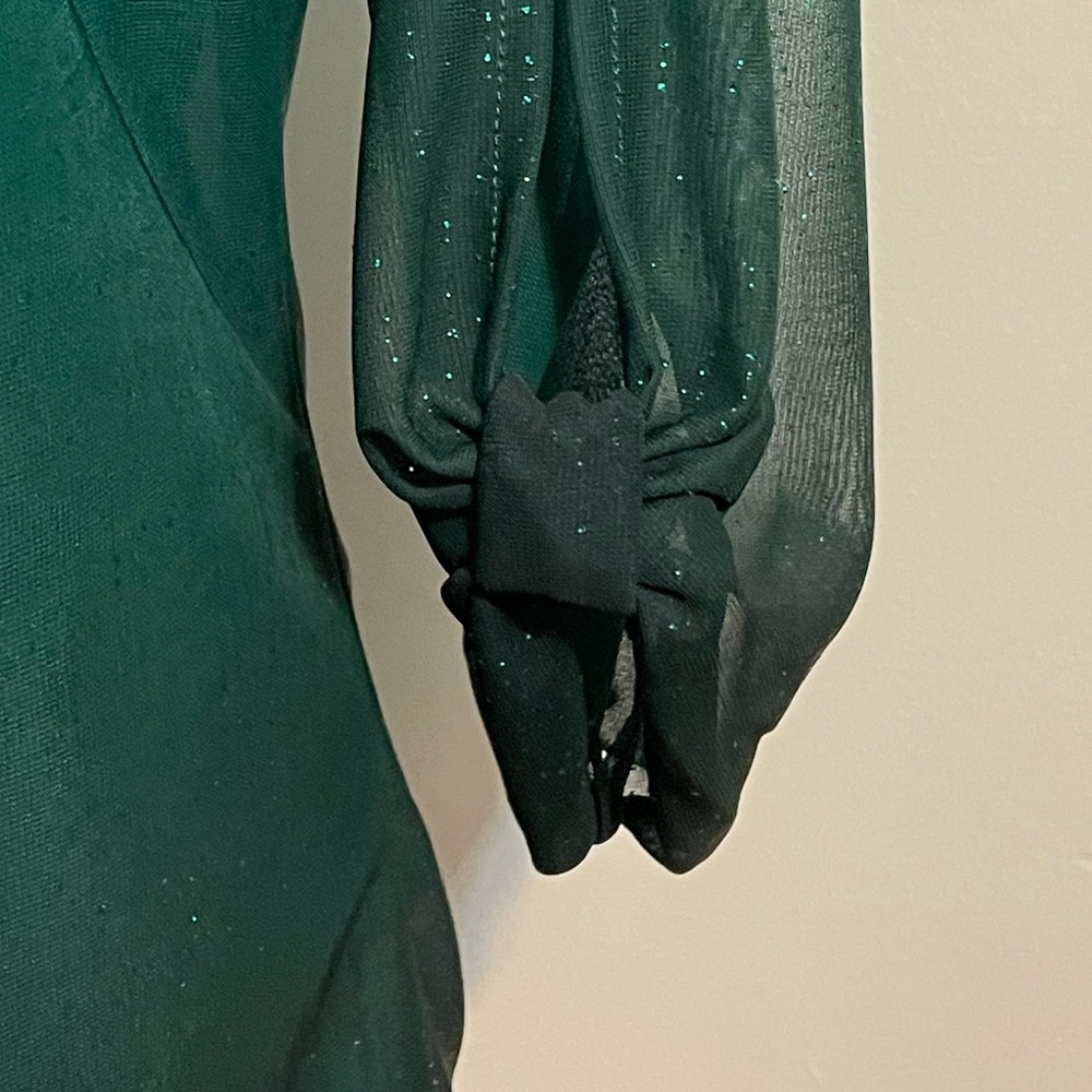 Sara Michelle Blouse Women’s Green Ombré Top‎ size X-Large - Picture 7 of 12